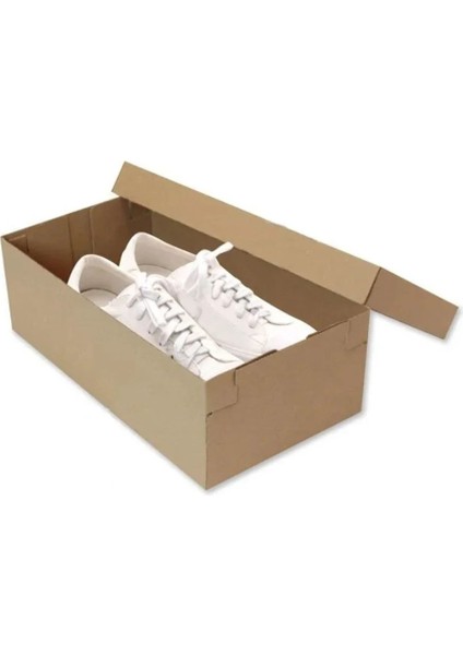 20X36X12 cm Esmer Kapaklı Ayakkabı Kutusu 10 Adet modelleri