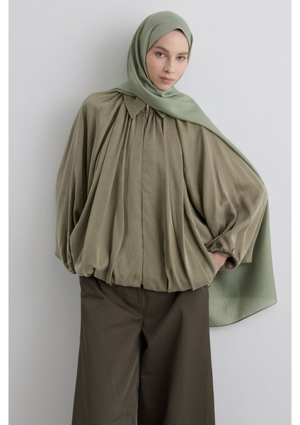 Paris Ipeği Mint Yeşil Renk Pamuklu Şal indirimleri