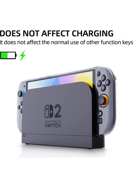 Nintendo Switch2 Çıkarılabilir Şeffaf Kristal Kasa (Yurt Dışından) modelleri