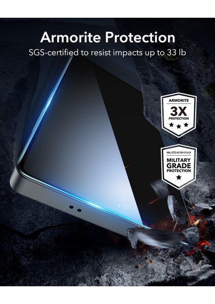 Samsung S25 Ultra Armorite Hayalet Cam Ekran Koruyucu