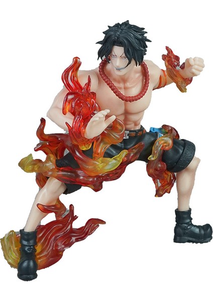Hırsızlar Kralı Anime Figürleri Fire Fist Ace Modeli Ikincil Yuan Süsleri (Yurt Dışından)