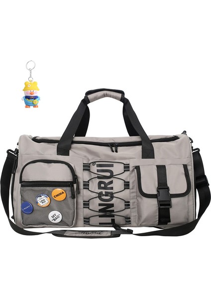 Seyahat Çantası Erkek El Bagaj Çantası Büyük Kapasiteli Iş Seyahati Crossbody Çantası Fitness Yoga Sırt Çantası Kadın (Yurt Dışından)