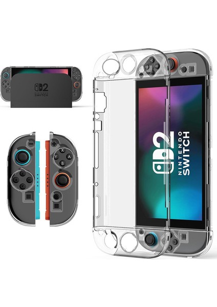 Nintendo Swıtch2 Şeffaf Kristal Koruyucu Kılıf (Yurt Dışından)
