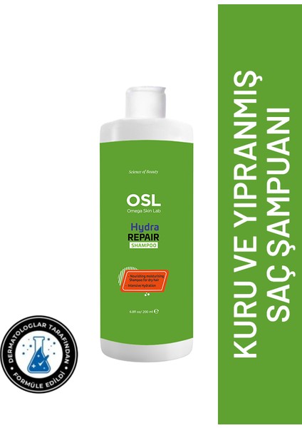 Kuru Saçlar Için Saç Bakım Şampuanı- Osl Hydra Repair Şampuan 200ML