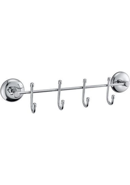 Argesco® 4 Kancalı Dekoratif Askılık Mutfak Banyo Duvar Yüzeyi Askısı