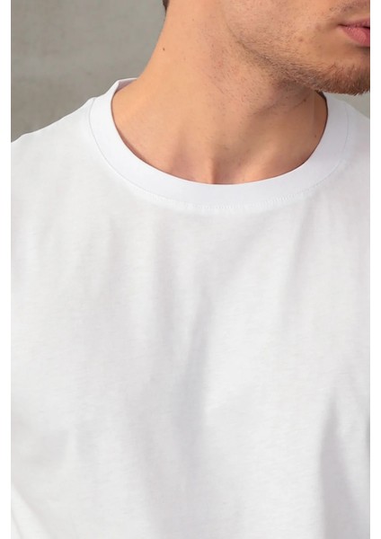 Erkek Slim Fit Bisiklet Yaka %100 Pamuk Dar Kesim Basic Tişört fiyatları