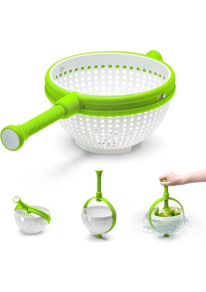 Salata Sıkma Kurutma Makinesi Mutfak Sebze Yıkama Makinesi (Yurt Dışından)