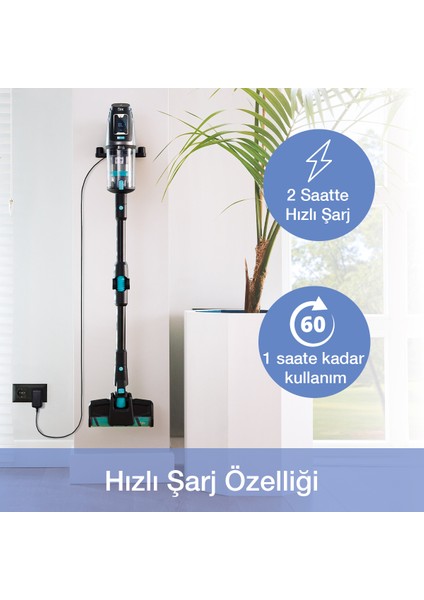 Bolt X Plus Aqua 8472 Dikey Şarjlı Süpürge