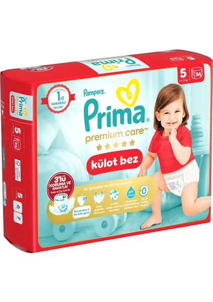 Premium Care Külot Bebek Bezi 5 Numara 34 Adet Junior İkiz Paket modelleri