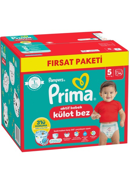 Külot Bebek Bezi 5 Numara 56 Adet Fırsat Paketi fırsatları