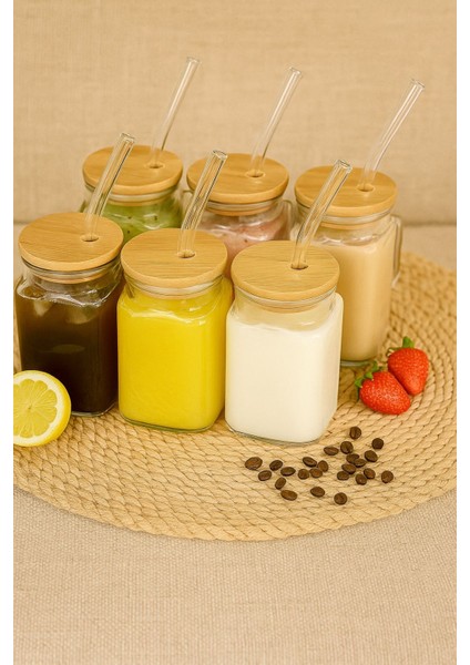 6 Adet Glassmate – Isıya Dayanıklı Bambu Kapaklı Bardak 650 ml indirimleri