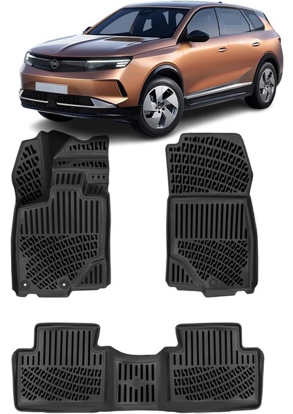 Opel Grandland Ev 3D Havuzlu Paspas 2025-SONRASI