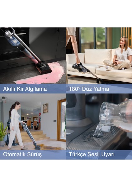 Wd 9 Pure Clean 3 In 1 Islak Kuru Dikey Şarjlı Süpürge indirimleri