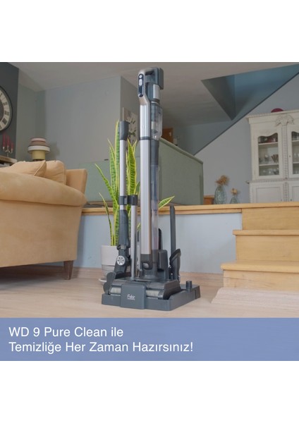 Wd 9 Pure Clean 3 In 1 Islak Kuru Dikey Şarjlı Süpürge