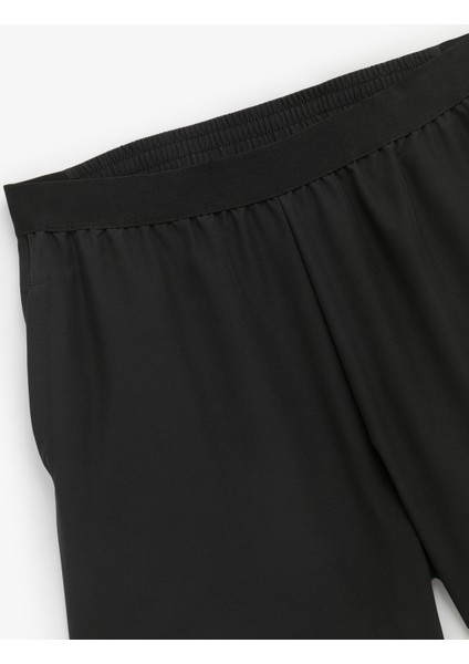 Beli Lastikli Kemer Detaylı Cepli Basic Spor Şort modelleri