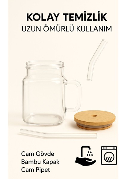 1 Adet Glassmate – Isıya Dayanıklı Bambu Kapaklı Bardak 650 ml indirimleri