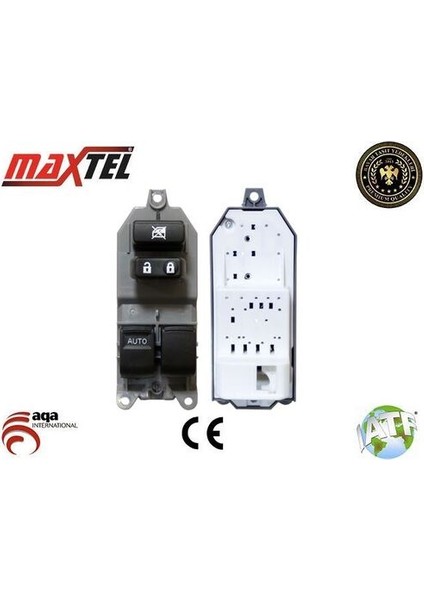 18210199 Cam Acma Kapama Anahtarı Sol Toyota Corolla 07-10-Yarıs 07-12 10 Pın Cıftlı