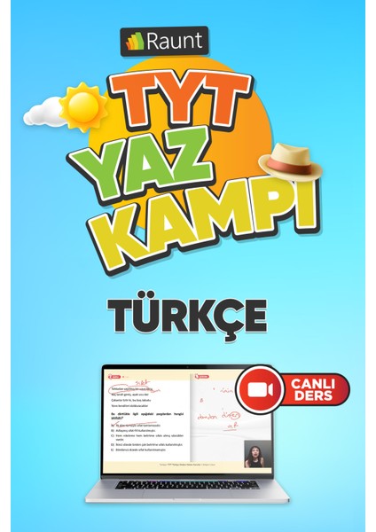 Canlı TYT 2026 Yaz Kampı Türkçe