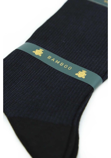 Siyah Çizgi Desen 6'lı Ultra Lüks Bambu Erkek Çorap CRP302 fiyatları