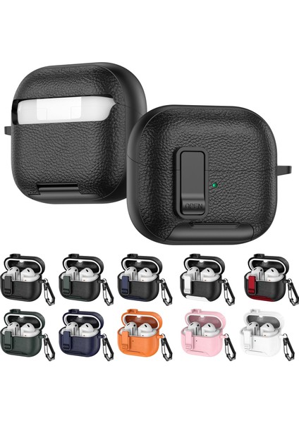 Samsung Galaxy Buds3 / Buds3 Pro Için Deri Dokulu Kılıf (Yurt Dışından) fiyatları