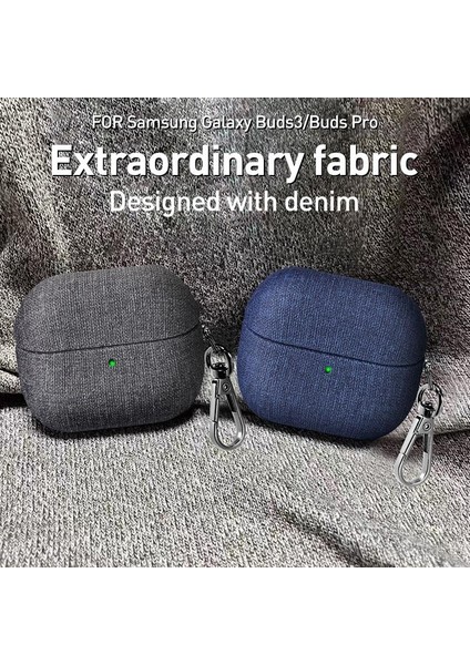 Samsung Galaxy Buds3 / Buds3 Pro Için Kumaş Kulaklık Kılıfı (Yurt Dışından) modelleri