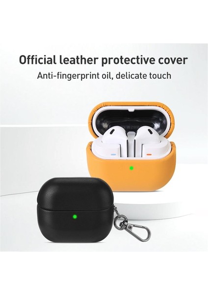 Samsung Galaxy Buds3 / Buds3 Pro Için Deri Kulaklık Kılıfı (Yurt Dışından) modelleri