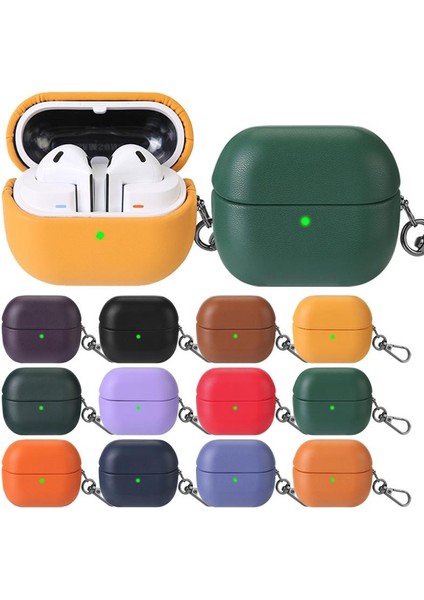 Samsung Galaxy Buds3 / Buds3 Pro Için Deri Kulaklık Kılıfı (Yurt Dışından) fiyatları