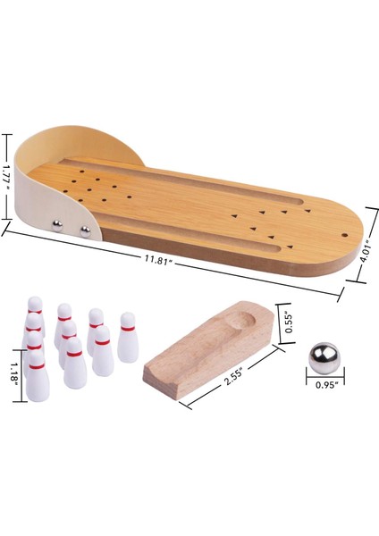 Saytay Masaüstü Mini Bowling Oyunu Seti - Benzersiz Yeni Masa Oyuncağı - Küçük Çocuklar Için Ebeveyn-Çocuk Interaktif Masa Oyunu - Ahşap Masaüstüyle Eğlenceli Aile Masa Oyunu, Çocu (Yurt Dışından) fiyatları