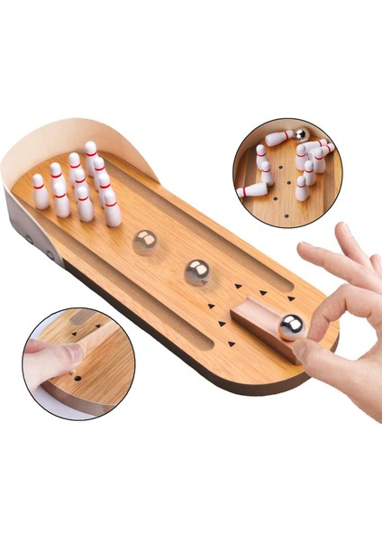 Saytay Masaüstü Mini Bowling Oyunu Seti - Benzersiz Yeni Masa Oyuncağı - Küçük Çocuklar Için Ebeveyn-Çocuk Interaktif Masa Oyunu - Ahşap Masaüstüyle Eğlenceli Aile Masa Oyunu, Çocu (Yurt Dışından) fırsatları