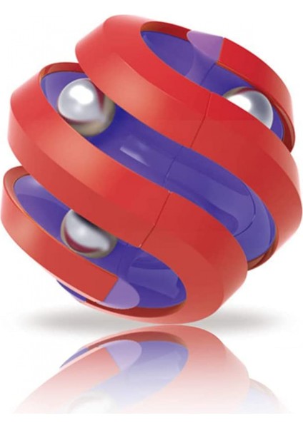 Orbit Topu Oyuncak, Langırt Gyro Küpü, Fidget Küpleri Dönen Oyuncaklar Üstleri, Hediyeler ve Dekompresyon Oyuncakları, Eğitici Oyunlar ve Yapboz Oyunları (4 Boncuklu1 (Yurt Dışından)