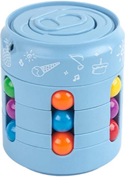 Dekompresyon Dönen Sihirli Fasulye Oyuncak Sihirli Bulmacalar Boncuk Sihirli Küp Parmak Ucu Oyuncakları Masa Oyuncak, Fidget Spinner Sihirli Küp Oyuncaklar Eğitici O1 (Yurt Dışından)