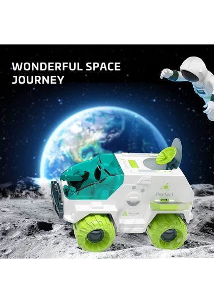 4 5 6 7 Yaşındaki Erkek Çocuklar Için Uzay Mekiği Oyuncakları, [ışıklar ve Sesler] 3-5 Yaşındaki Çocuklar Için 2 Astronotlu Uzay Oyuncakları, Oyuncak Mekik ve Rover, Uzay Gemisi Oy (Yurt Dışından) fırsatları