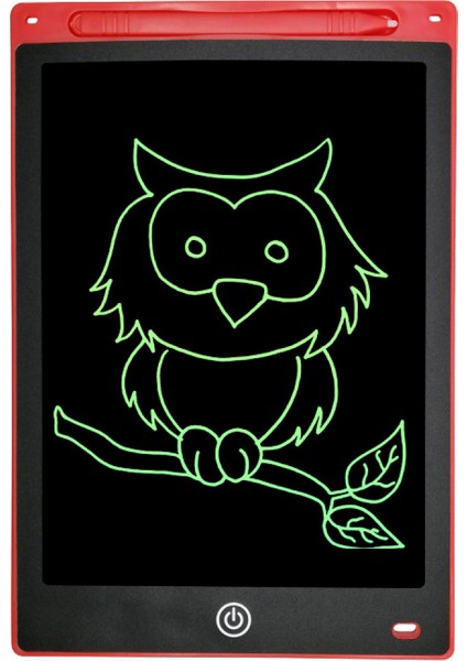 LCD Yazma Tableti Doodle Tahtası, Çocuklar Için 12 Inç Çizim Tableti Yazma Tableti, Erkek Kız Oyuncakları Çizim Tahtası Eğitici Oyuncaklar Ev ve Ofis Mesaj Notu Grafik Tablet (Kırm (Yurt Dışından)