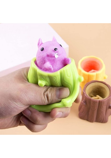 2 Adet Bardak Çocuk Oyuncakları Dekompresyon Ağaç Kütükleri Kauçuk Fidget Oyuncakları Sincap Oyuncakları Çocuklar ve Yetişkinler Için Yaş 3+ Hediye Yetişkin Dekompre1 (Yurt Dışından) fırsatları