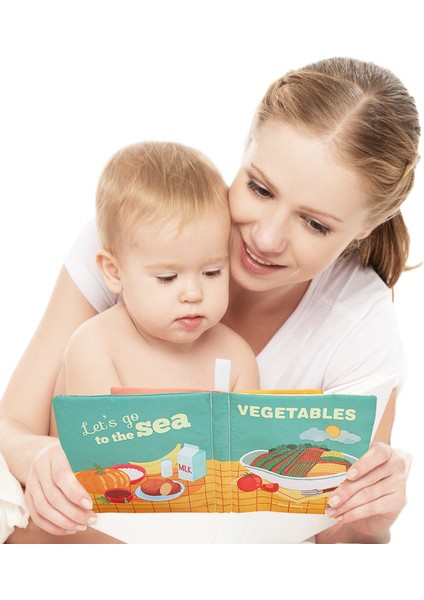Bebek Kitabı, Yumuşak Bebek Kitabı 0-6 Ay, Bebekler Için Kumaş Kitaplar, Bebekler Için Dokunma ve Hissetme Kırışık Kitabı, Bebekler Için Yenidoğan Kitabı (Opp Torba Su Altı Dünyası (Yurt Dışından) fiyatları