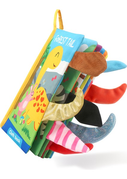 Bebek Kitabı, Yumuşak Bebek Kitabı 0-6 Ay, Bebekler Için Kumaş Kitaplar, Bebekler Için Dokunma ve Hissetme Kırışık Kitabı, Bebekler Için Yeni Doğan Kitabı (Yağmur Ormanı Hayvanları (Yurt Dışından)