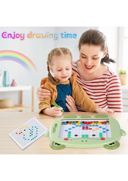 Manyetik Nokta Sanatı Manyetik Doodle Tahtası, Çocuklar Için Manyetik Çizim Tahtası Yeni Yürümeye Başlayan Çocuklar Için Manyetik Doodle Tahtası 1-3 Ilginç Grafik Albümleri ile Man1 (Yurt Dışından) fırsatları