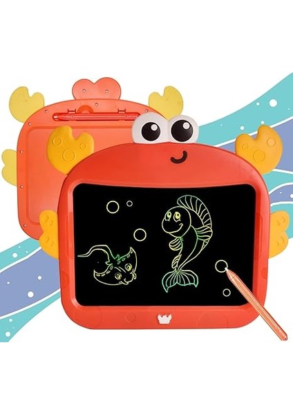 LCD Yazma Pedi 9 Inç, Çocuklar Için Renkli Çizim Grafiti Pedi, Kız Erkek Çocuklar Için Doğum Günü Oyuncak Hediyesi, 3 + 4 5 6 7 8 Yaşındaki Küçük Çocuklar Için, Eğitimsel Öğrenme H (Yurt Dışından)