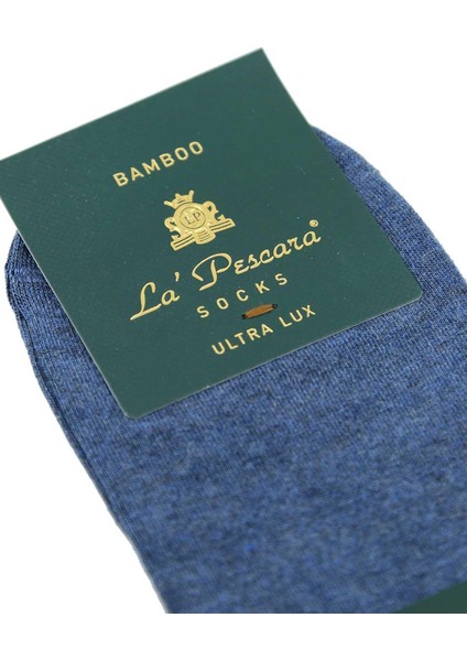 Indigo Düz Ultra Lüks 6'lı Bambu Yarım Erkek Çorap CRP358 modelleri