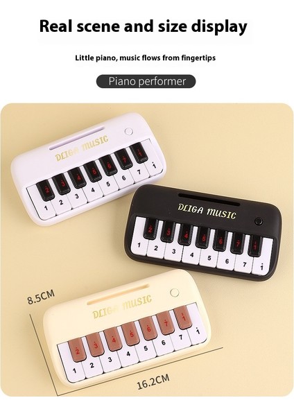 Çocuk Acemi Cep Mini Piyano Çalınabilir Müzik Çok Fonksiyonlu Tuşlar Müzik Aleti Oyuncaklar (Yurt Dışından) fırsatları