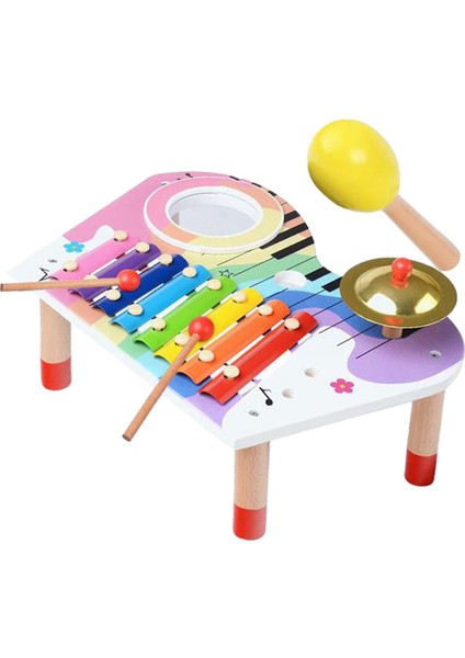Yürümeye Baş Çocuklar Davul Kitleri, Ahşap Ksilofon Vurmalı Çalgı Montessori I Çocuklar Için Öncesi (Yurt Dışından)