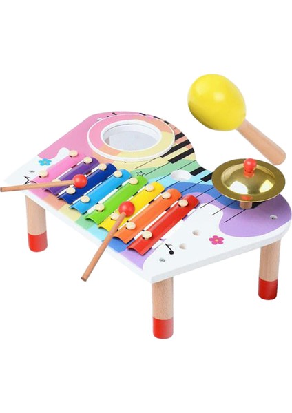 Yürümeye Baş Çocuklar Davul Kitleri, Ahşap Ksilofon Vurmalı Çalgı Montessori I Çocuklar Için Öncesi (Yurt Dışından) modelleri