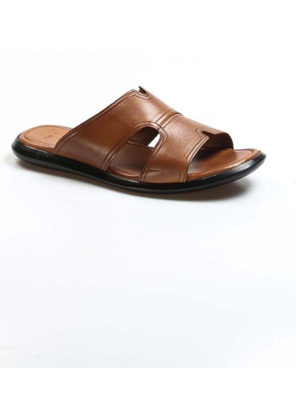 Hakiki Deri Erkek Düz Terlik 018MA798X169 modelleri