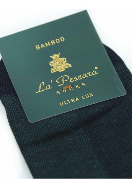 Yeşil - Lacivert Ultra 6'lı Lüks Bambu Yarım Erkek Çorap CRP396 modelleri