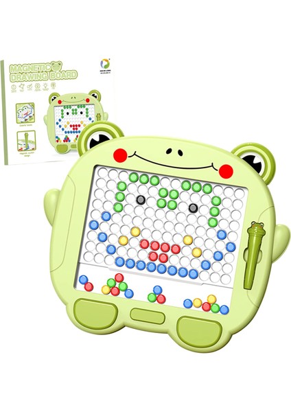 Manyetik Nokta Sanatı Manyetik Doodle Tahtası, Çocuklar Için Manyetik Çizim Tahtası Yeni Yürümeye Başlayan Çocuklar Için Manyetik Doodle Tahtası 1-3 Ilginç Grafik Albümleri ile Man (Yurt Dışından)