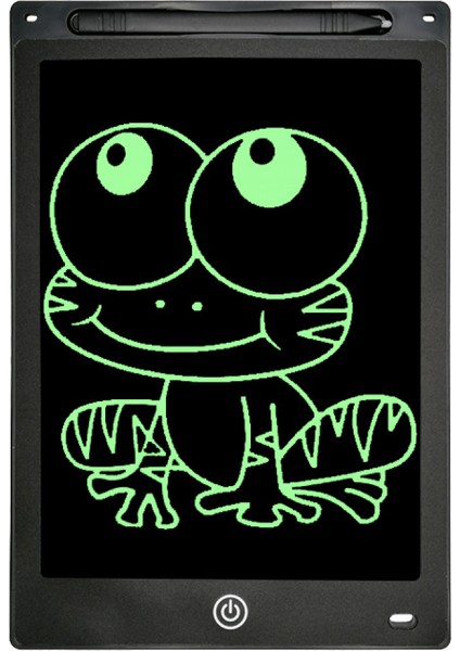 LCD Yazma Tableti Doodle Tahtası, Çocuklar Için 12 Inç Çizim Defteri Yazma Tableti, Erkek Kız Oyuncakları Çizim Tahtası Eğitici Oyuncaklar Ev ve Ofis Mesaj Notu Grafik Tablet (Siya1 (Yurt Dışından)