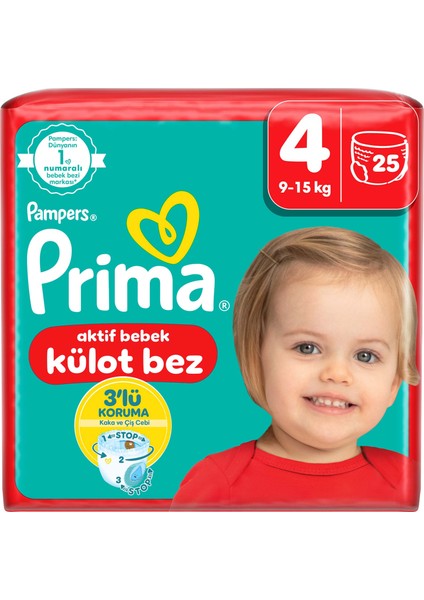 Külot Bebek Bezi 4 Beden 25 Adet fiyatları