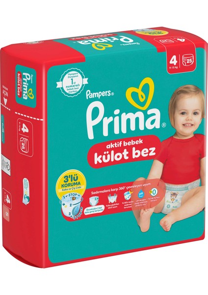 Külot Bebek Bezi 4 Beden 25 Adet modelleri