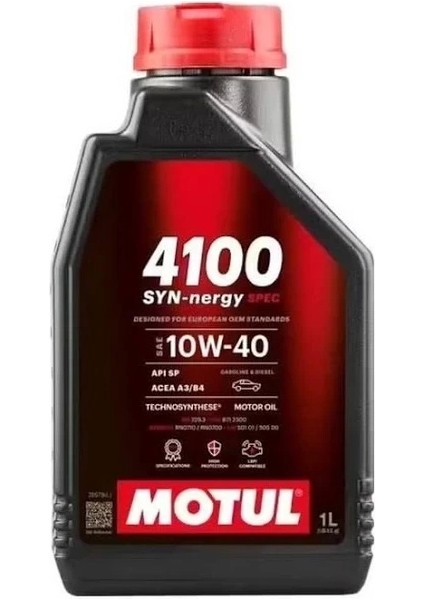 4100 Syn-Nergy Spec 10W40 1 Lt