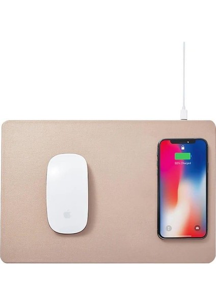 Hands 3 Wireless Şarjlı Mouse Pad Krem